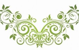 Floral Design Element vector
