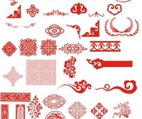 classical boutique pattern vector