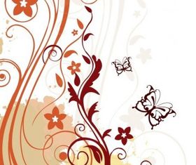 Abstract Floral Background art vector