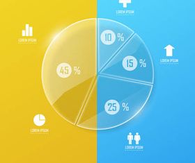 Diagrams Backgrounds 14 set vector
