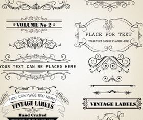 Frames and Scroll Elements vector