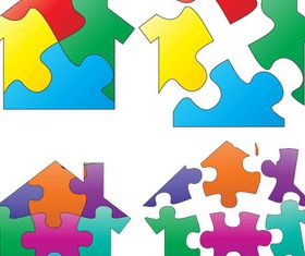 Creative Puzzles Logo vector