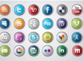 Social MediIcon vector