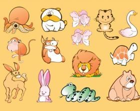 Animal Cartoons vectors