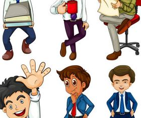 Businessmen Set 2 vectors graphics