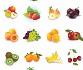 Fruits Vector Graphics Design