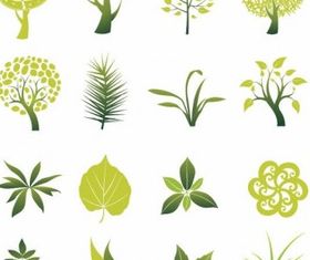 Tree and Leaf Vector Set