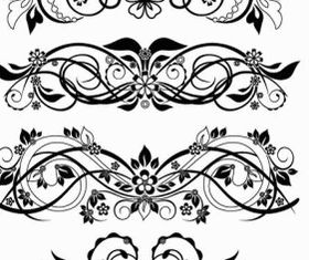 Floral Ornaments Vector Graphics