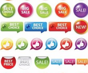 Sale Shopping Tags and Signs Vector graphics