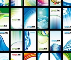 24 Vector Dynamic Card Templates set