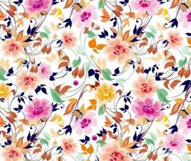 Flowers Pattern Background Vector vector