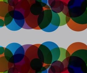 Colorful Circles Graphics vector background