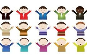 Kid Boy graphic vector illustration