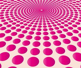 Pink Dots Pattern vector