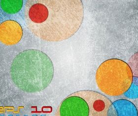 Retro friction background 04 set vector