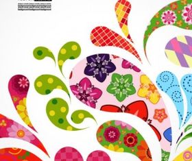 Colorful pattern background 01 vector