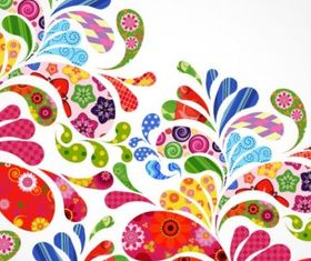 Colorful pattern background 02 vector