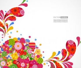 Colorful pattern background 03 vector