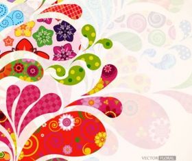 Colorful pattern background 04 vector