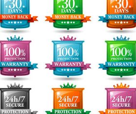 Sale Shiny Labels shiny vector