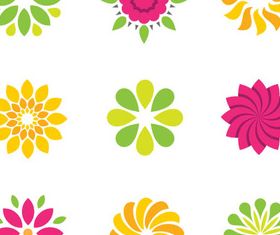 Shiny Logotypes Set vector material