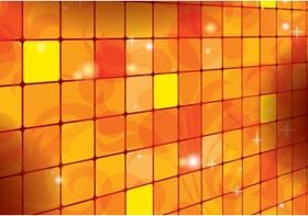 Orange Square Background vector