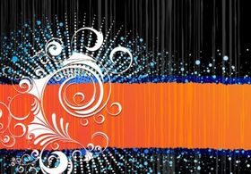 Black Orange Grunge Free vectors