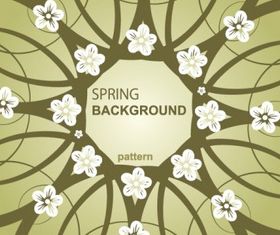 elegant pattern background 02 set vector