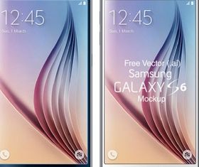 samsung galaxy s6 Free shiny vector