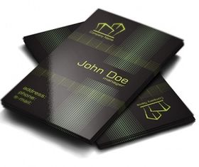 estate business cards design Free vector