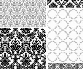europeanstyle lace pattern creative vector