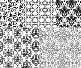 black and white background pattern vector