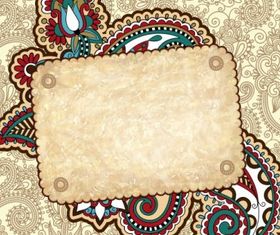 Ham retro pattern 01 vector