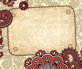 Ham retro pattern 03 vector