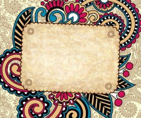 Ham retro pattern 04 vector