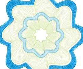 Fine anticounterfeit pattern 02 vector