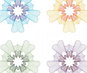 Fine anticounterfeit pattern 01 vector design