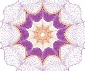 Fine anticounterfeit pattern 02 vector