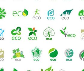 Ecology Symbols 2 set vector