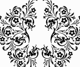 black and white pattern vector