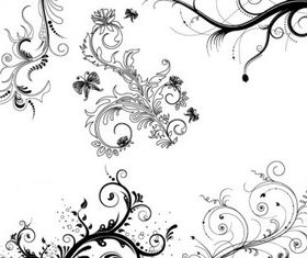 Fashion pattern Free vector material