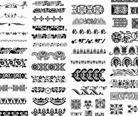 Ornamental Seamless Borders vector