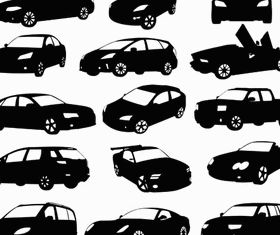 Silhouettes Transport vector