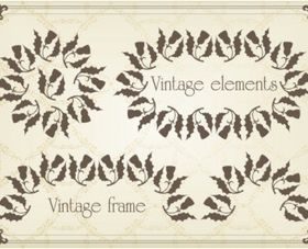 classic pattern 04 vector