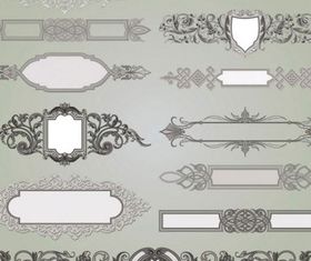 gorgeous classic decorative pattern 1 vector material