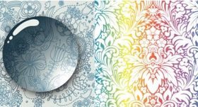 Cool background pattern set vector