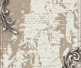 Retro pattern background 01 vector