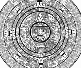 traditional pattern vector