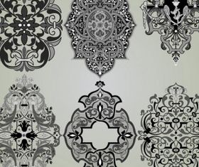 Classic pattern 02 vector