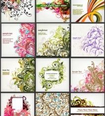 fashion Background pattern vector graphics